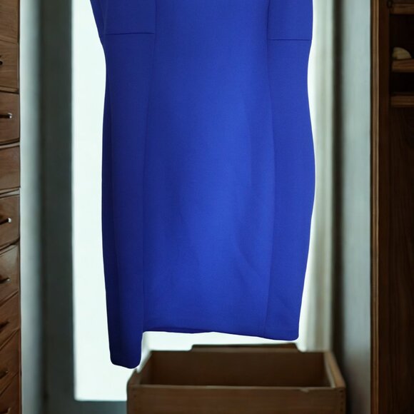 Calvin Klein Size 14 Blue Bodycon Dress - Picture 4 of 5